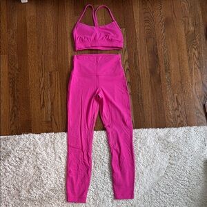 Lululemon Sonic Pink Set